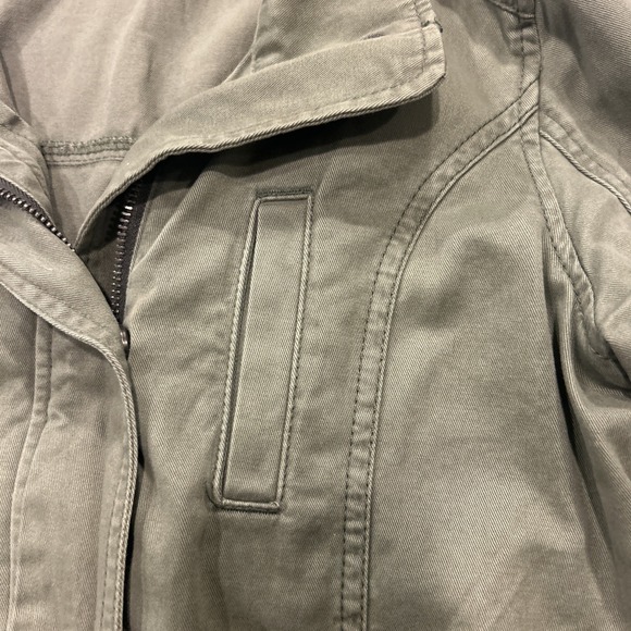 Abercrombie & Fitch Kids Girls XL 16 Army Green Utility Field Jacket - Picture 4 of 14